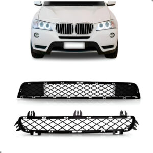 Par De Grade Para Bmw X3 2010 A 2015 Superior E Inferior Preto