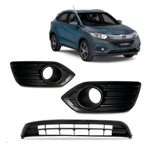 Tela Frontal Central Hrv 2019 A 21 Com Moldura Milha C/ Furo Preto