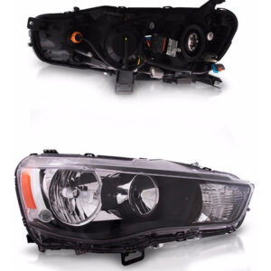 Farol Outlander 11 12 2013 Foco Duplo Máscara Negra 1ª Linha Esquerdo/motorista