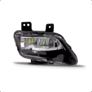 Farol Milha Moldura Para Fiat Pulse 2022 A 2025 Led Esquerdo Preto Esquerdo