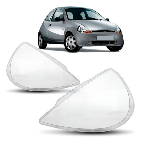 Par Lente Farol Ka 1997 A 2007 Sinaleira Cristal