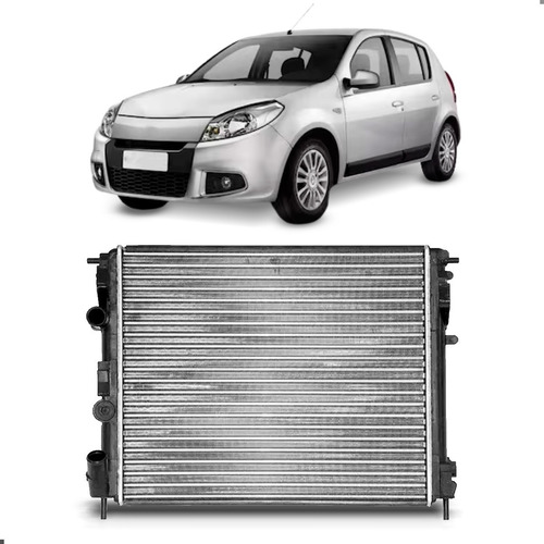 Radiador Para Sandero 2007 2008 2009 2010 11 12 2013 Manual