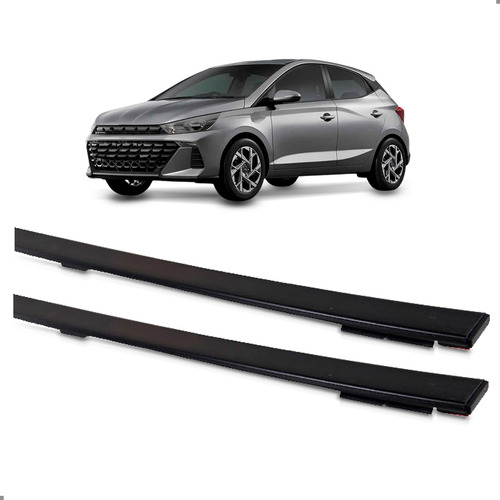 Par Friso De Teto Hb20 Hatch Encaixe Opcional 2013 A 2019