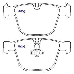 Pastilha Traseira Bmw X6 08 / 09 --