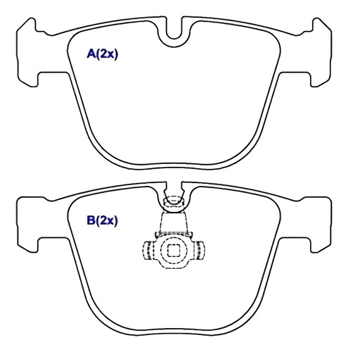 Pastilha Traseira Bmw X6 08 / 09 --