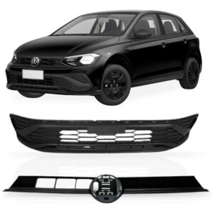 Kit Grade Polo Track 2023 A 2026 Superior E Inferior Preto