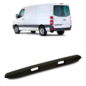 Cobertura Luz Placa Sprinter 2012 A 2016 Porta Traseira Preto