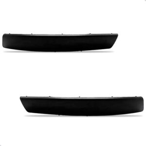 Par Moldura Parachoque Dianteiro C4 2008 Até 2014 Pallas Preto