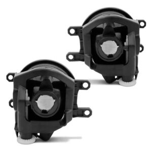 Kit Farol Milha Neblina Corolla 2014 À 2017 Com Aro Cromado Transparente