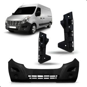 Parachoque Para Master 2013 A 2022 Com Guias 1a Linha  Preto