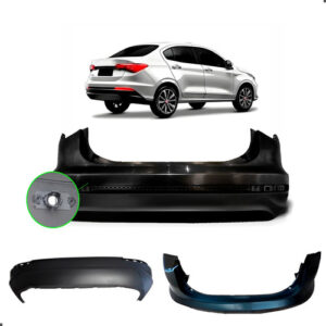 Parachoque Traseiro Para Cronos 2018 A 2022 Com Furo Sensor