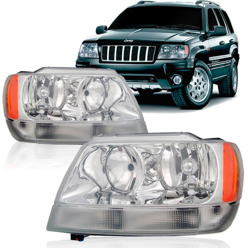 Par Farol Cherokee Laredo 99 00 01 02 03 Sinaleira Ambar