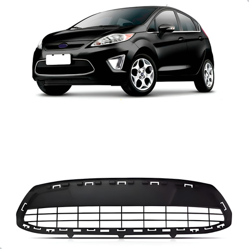 Grade Fiesta 2011 2012 2013 Dianteira Mexicano 1a Linha Preto