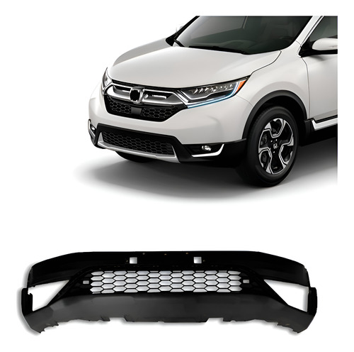 Parachoque Inferior Dianteiro Crv 2021 2022 1a Linha Novo Preto