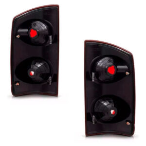 Par Sinaleira Traseira Dodge Ram 2006 A 2009 Vermelho