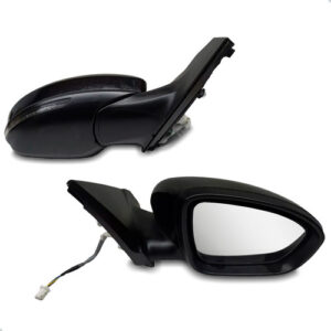 Par Retrovisor Sentra 22 A 2024 Preto Elétrico Com Sinaleira