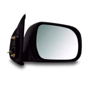 Par Retrovisor Hilux Sw4 Srv 05 06 07 08 09 10 11 Fixo Preto Direito + Esquerdo
