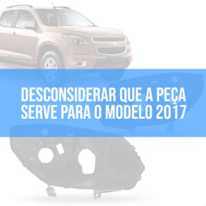 Par Carcaça De Farol S10 2012 2013 2014 2015 2016 2017