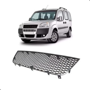 Grade Parachoque Central Para Doblo 2010 2011 2012 A 2016 Preto