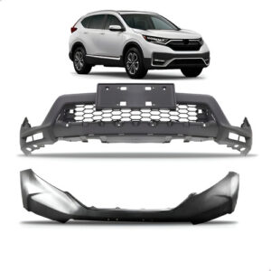 Parachoque Para Honda Crv 2021 Dianteiro Superior E Inferior Preto