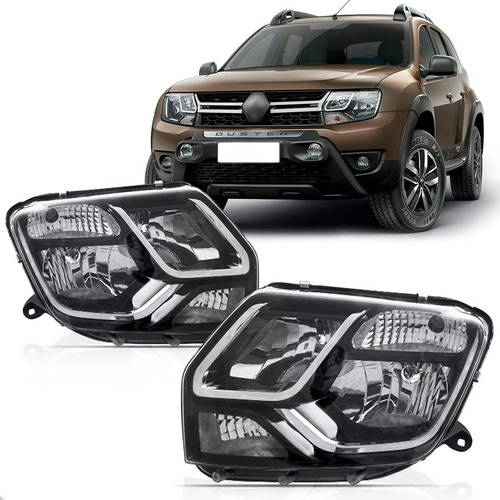 Par Farol Duster 2015 A 2016 Manual S/ Cúpula