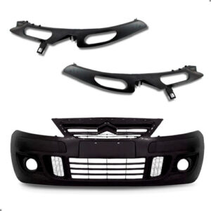 Parachoque Diant. Para Citroen C3 2008 A 2012 1a Linha Preto