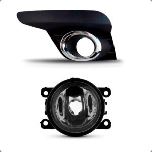 Farol Milha Moldura Aro Cromado Para Sandero 2020 A 2024 Le