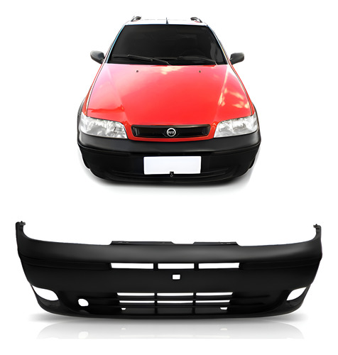 Parachoque Dianteiro Strada Adventure 2001 A 2004 1a Linha  Preto