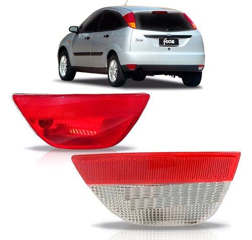 Par Sinaleira Parachoque Focus 2003 2004 2005 2006 2007 2008 Vermelho