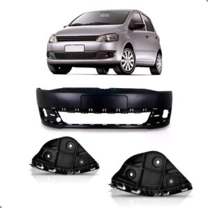 Kit Envolvente Fox 2010 2011 2012 A 2014 Com Guias 1a Linha  Preto