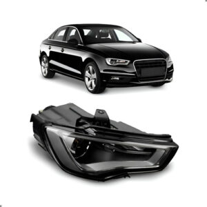 Farol Para Audi A3 2013 2014 2015 2016 Com Xenon 1ª Linha Direito/passageiro