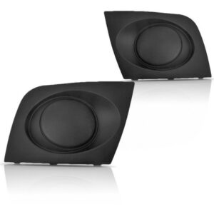 Par Moldura Grade Parachoque Farol Milha Agile Sem Furo Preto