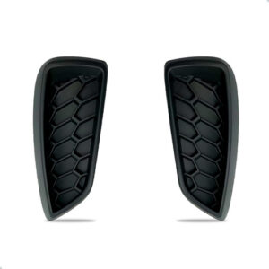 Tela Frontal Central Argo 17 A 22 C/ Moldura E Tampa Milha Preto