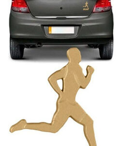 Adesivo Run Corredor 70 Mm Dourado