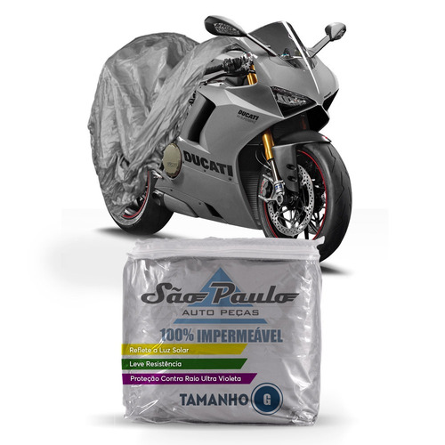 10 Capas Cobrir Moto Impermeável Proteção Uv G Mega Desconto