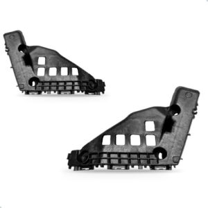 Parachoque Dianteiro Corolla 2015 A 2017 Com Par Guias Preto