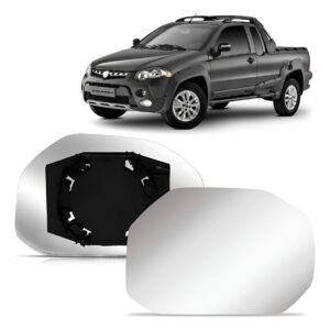 Lente Retrovisor Palio Strada Adventure Locker 2009 2010 Lado Esquerdo