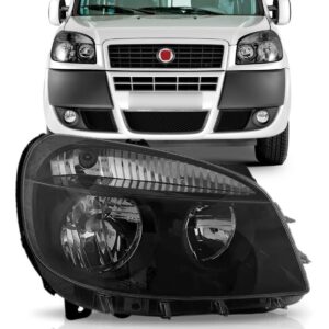Farolete Fiat Doblo 2010 2011 2012 2013 Manual Elétrico Fumê Lado Direito
