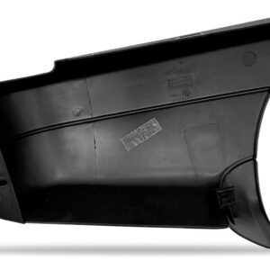 Ponteira Traseira Parachoque Strada 1997 A 2006 Preta Lado Esquerdo