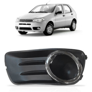 Moldura Milha Palio Economy 2008 A 2011 S/furo C/aro Cromado Lado Esquerdo