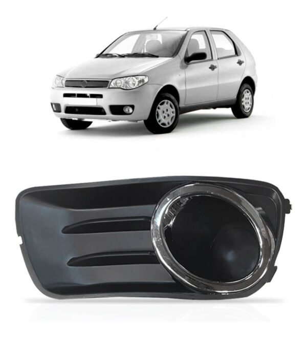 Moldura Milha Palio Economy 2008 A 2011 S/furo C/aro Cromado Lado Esquerdo