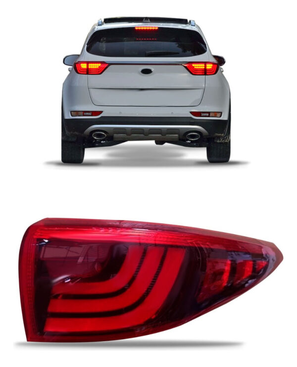 Lanterna Traseira Sportage 2017 2018 2019 Canto Com Led Lado Direito