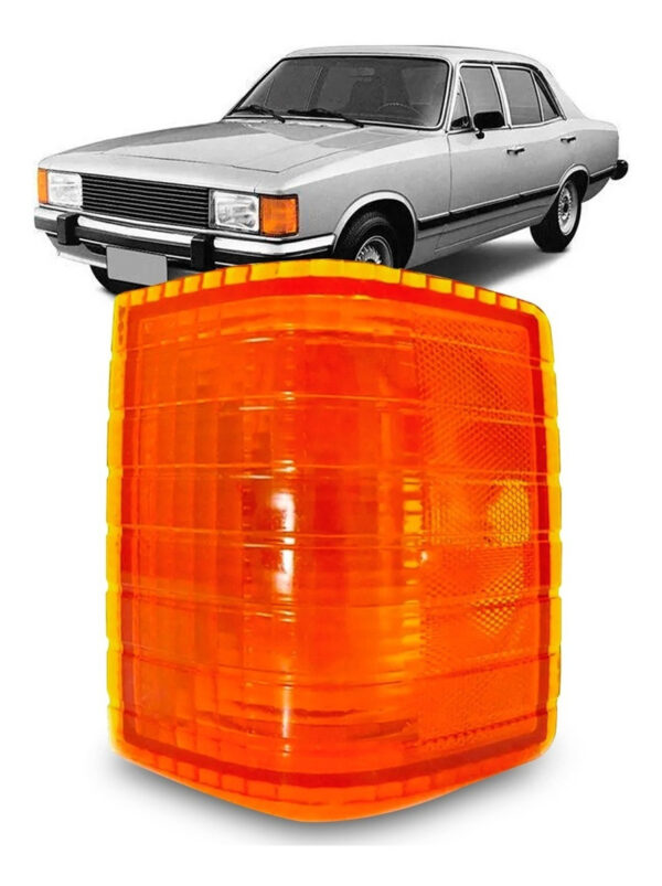 Lanterna Dianteira Opala 1980 82 83 84 85 86 1987 Ambar Lado Esquerdo