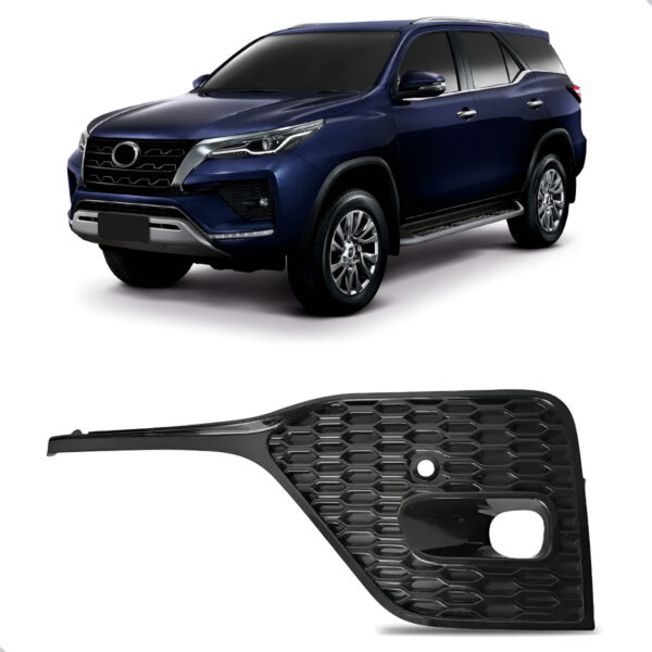 Moldura De Milha Parachoque Dianteiro Hilux 2021 Até 2024 Lado Esquerdo