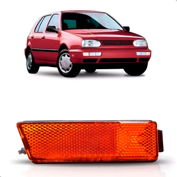 Pisca Seta Parachoque Vw Golf 1994 1995 1996 1997 1998 Âmbar Lado Direito