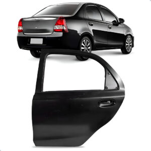 Porta Traseira Etios Sedan 2017 A 2021 Lado Esquerdo