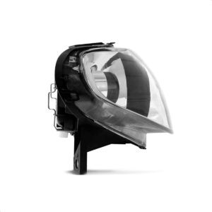 Farol Cromado Palio Celebration Aro Negro 2004 A 2013 Zoião Lado Direito