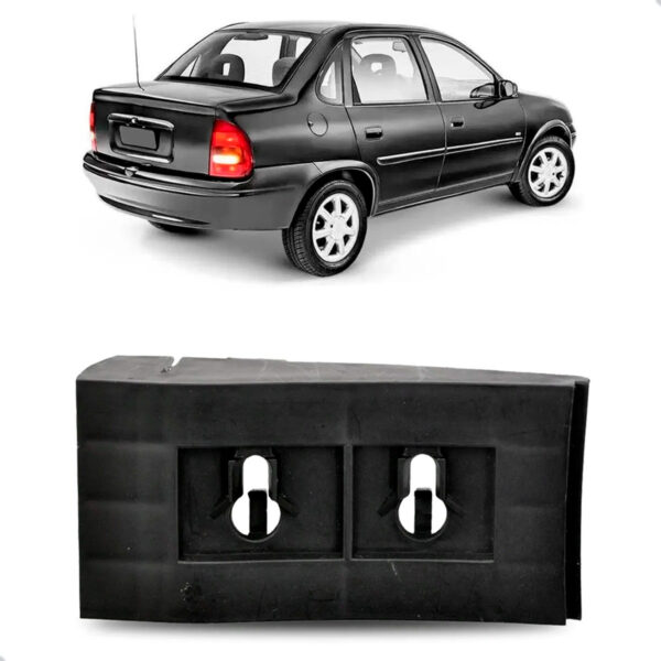 Guia Parachoque Traseiro Corsa Sedan 1994 A 2000 Lado Esquerdo