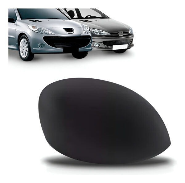 Capa Retrovisor Para Peugeot 206 1998/10 207 2009/15 Primer Lado Direito