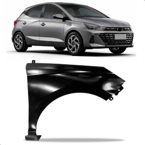 Paralama Para Hyundai Hb20 2023 2024 Sem Furo Pisca Lado Direito